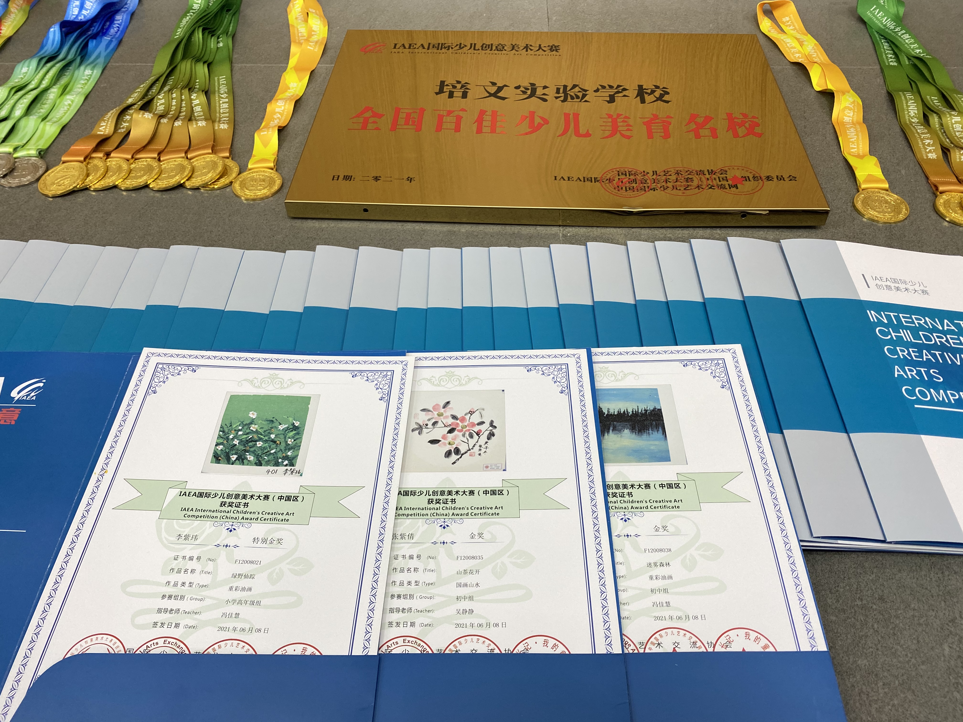 【喜報】熱烈祝賀培文學子在IAEA國際少兒創(chuàng)意美術(shù)大賽中榮獲佳績！